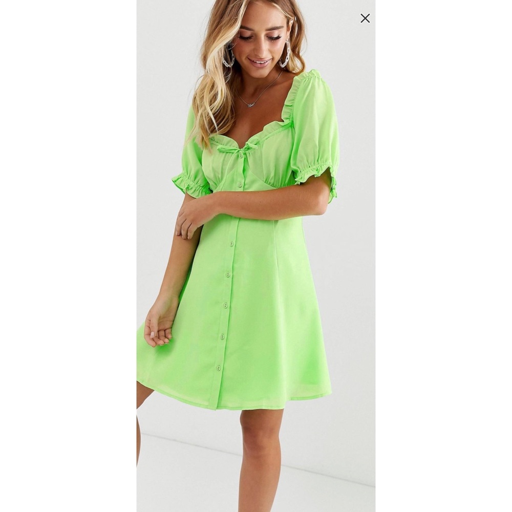 Asos Neón babydoll dress